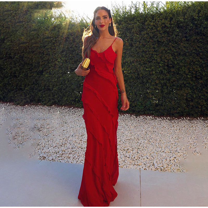 Women's Ruffled Evening Gown for Formal Events - photo 1