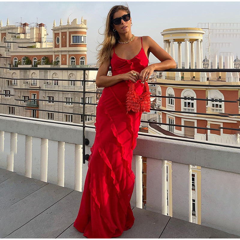 Women's Ruffled Evening Gown for Formal Events - photo 10