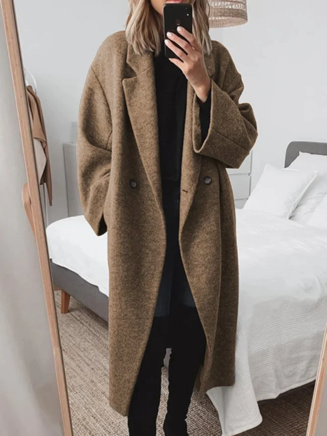 Madeline - Cappotto lungo e confortevole da donna (taglie forti disponibili)