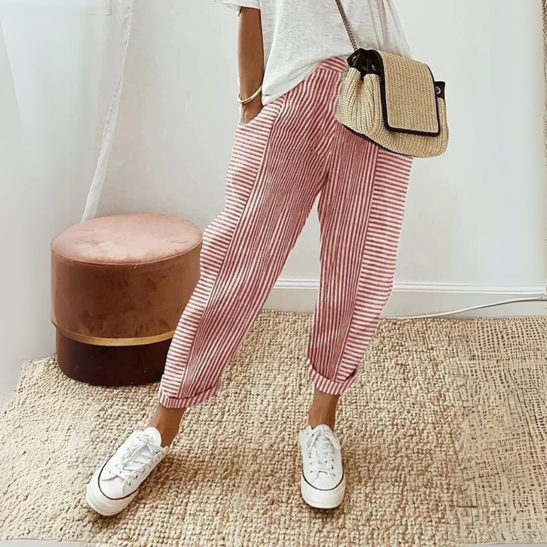 Lore - Women's Comfort Elastic Waist Pants - photo 1