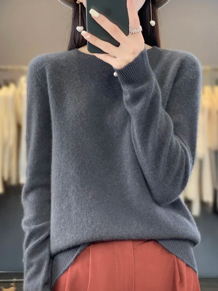 Women's Luxe Soft-Knit Crew Neck Sweater - photo 10
