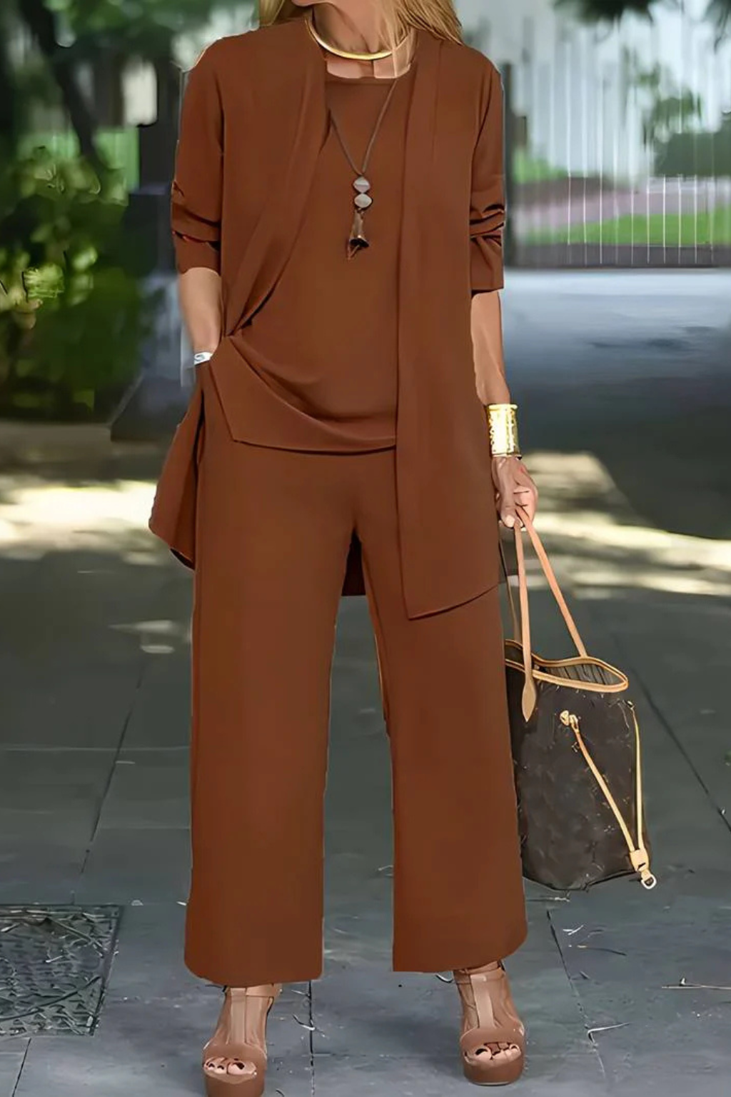 Completo elegante da donna formale in 3 pezzi