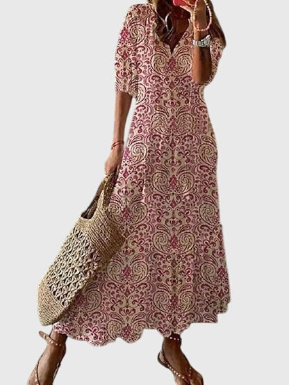 Abito lungo Boho Vintage da donna