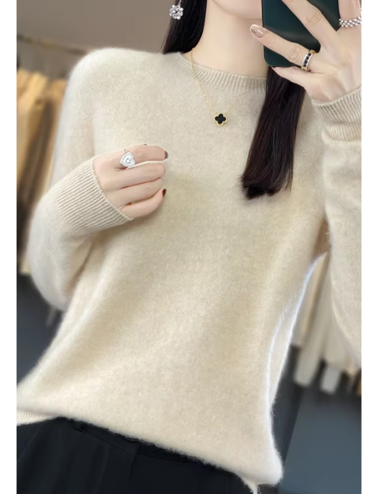 Women's Luxe Soft-Knit Crew Neck Sweater - photo 7