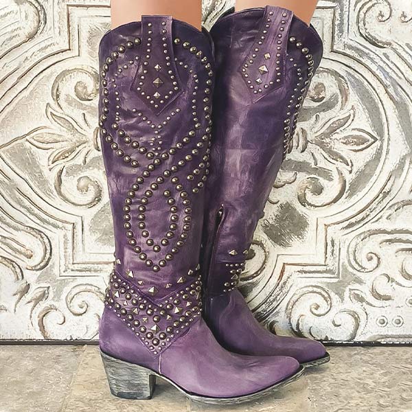 Western Knee-High Boots for Women - photo 5