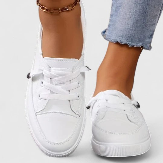 Women's Low Top Orthopedic Sneakers with Lace Up Fit - photo 4