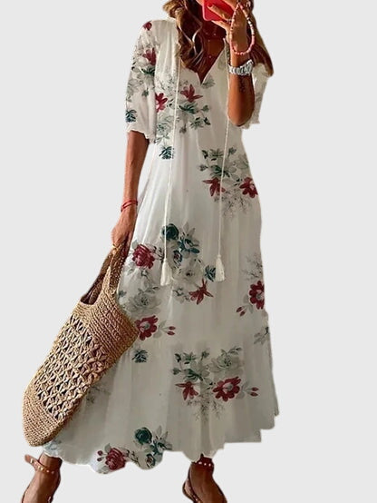 Abito lungo Boho Vintage da donna