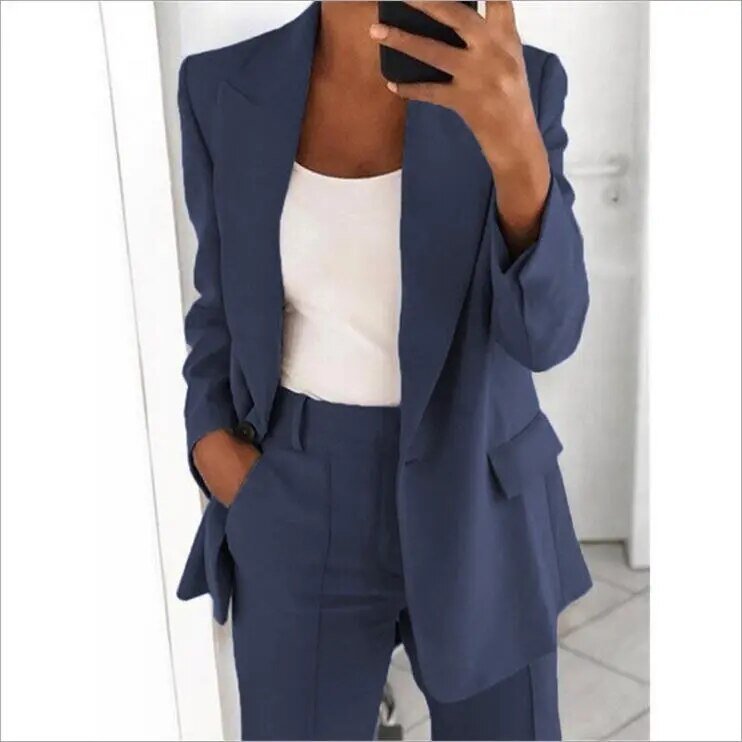 Women's Tailored Blazer and Trouser Two Piece Suit - photo 7