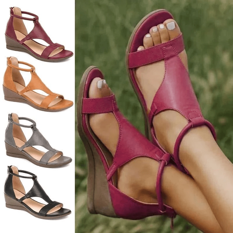 LunaFit - Women's Comfort Wedge Sandals - photo 5