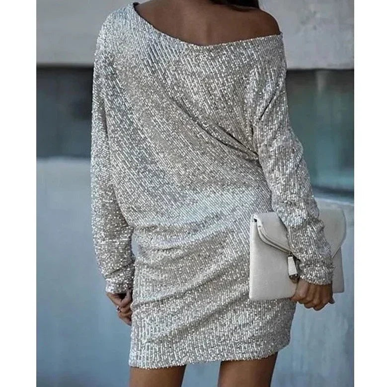 Women's Sequin Evening Dress - photo 8