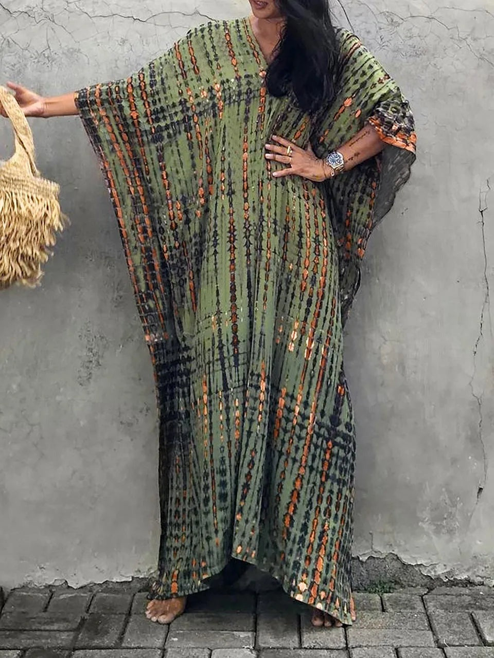 Kayla - Women's Caftan Maxi Summer Dress - photo 16