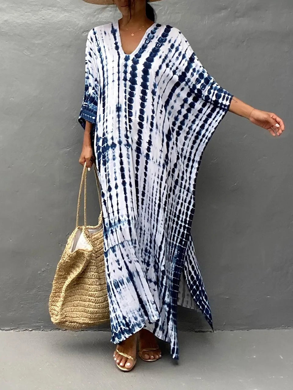 Kayla - Women's Caftan Maxi Summer Dress - photo 12