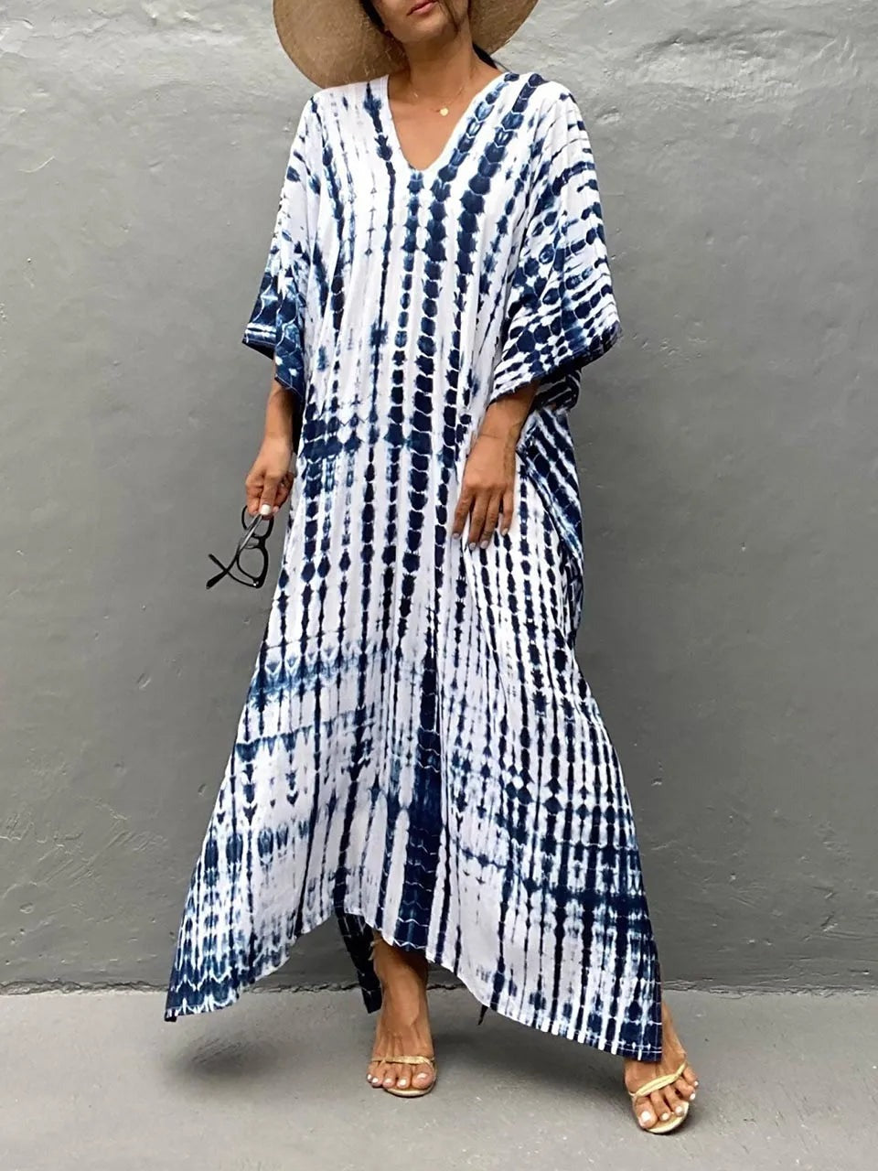 Kayla - Women's Caftan Maxi Summer Dress - photo 11
