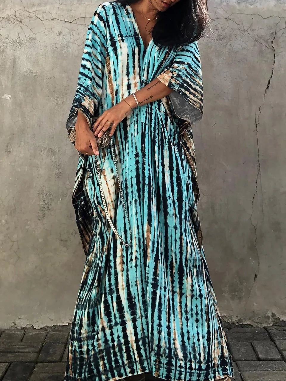 Kayla - Women's Caftan Maxi Summer Dress - photo 13