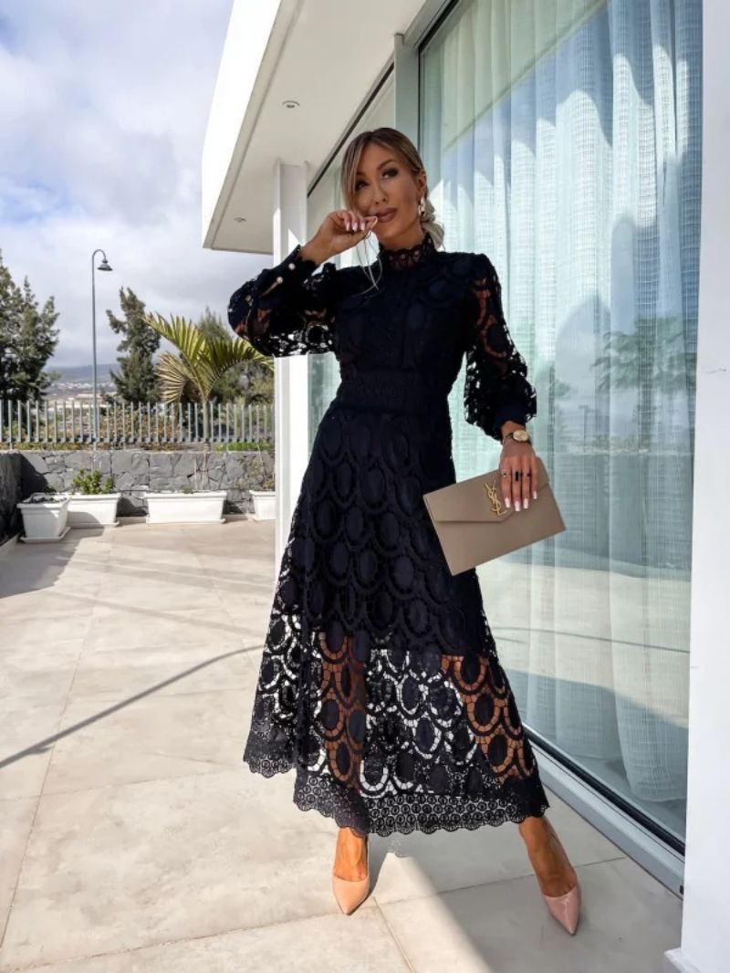 Stylish Women's Lace Bodycon Dress - Elegant Fit - photo 2