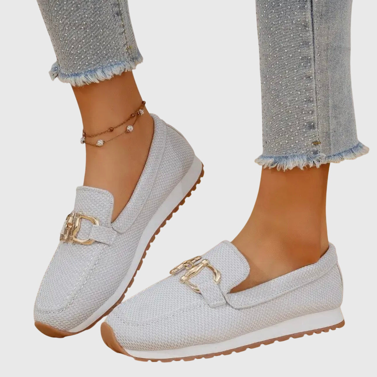 Amara - Scarpe da ginnastica mocassino da donna