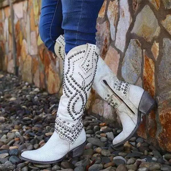 Western Knee-High Boots for Women - photo 4
