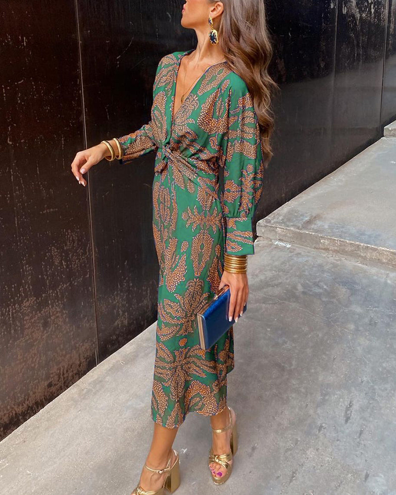 Chic Satin Knot Dress Stylish Design - photo 9