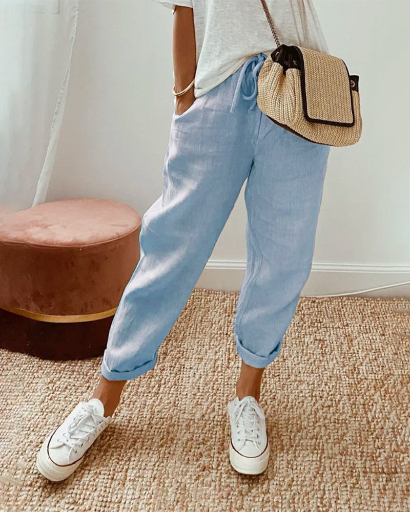 Breathable Comfort Cotton Pants | Moisture-Wicking - photo 4