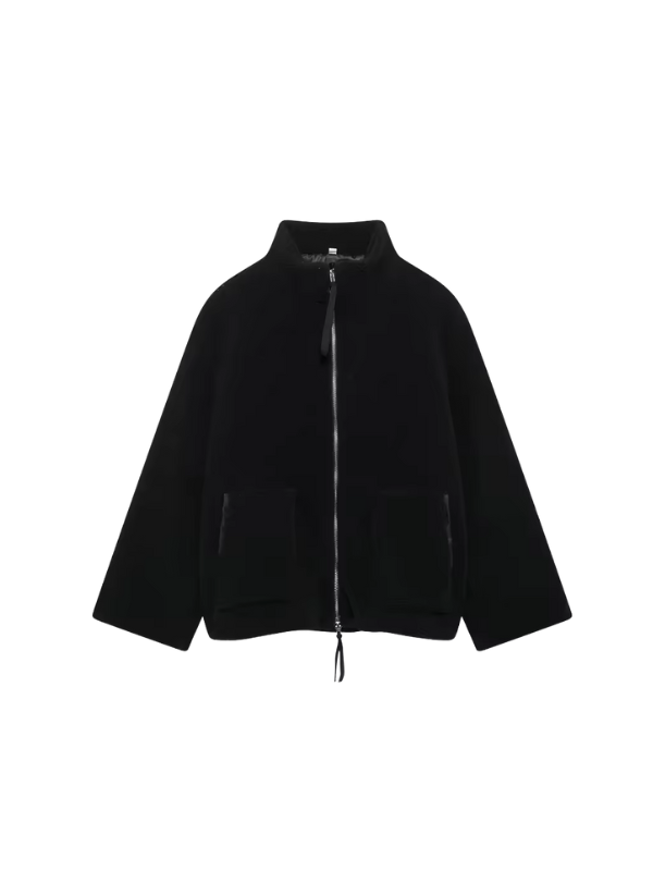 Daphne - Giacca in pile Sherpa oversize da donna ultra morbida ed elegante per la stagione fredda