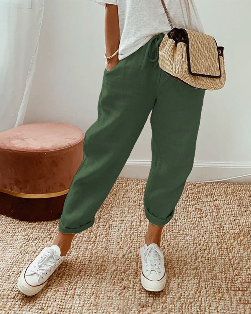 Breathable Comfort Cotton Pants | Moisture-Wicking - photo 6
