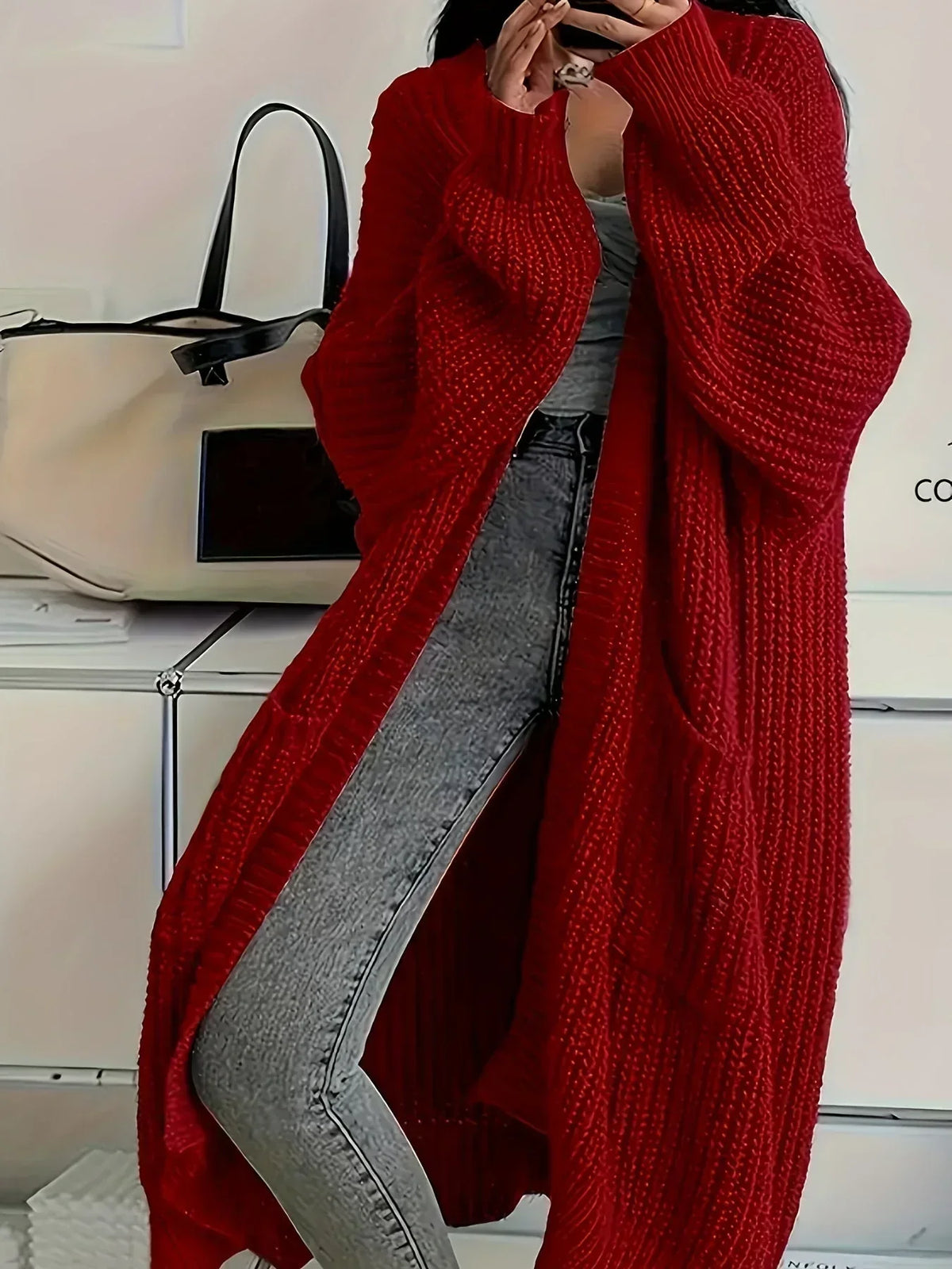 Women's Long Oversized Cardigan