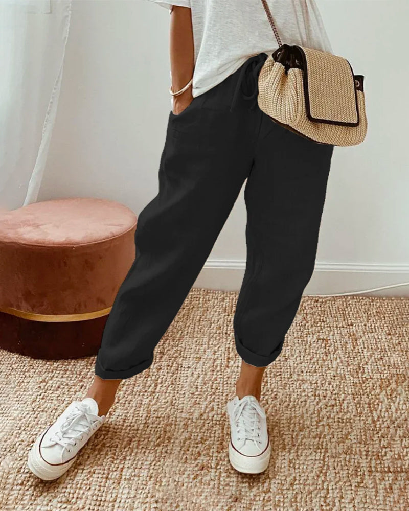 Breathable Comfort Cotton Pants | Moisture-Wicking - photo 3