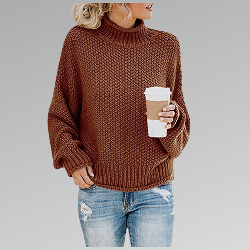 Maglione lavorato a maglia da donna: comodo e senza tempo