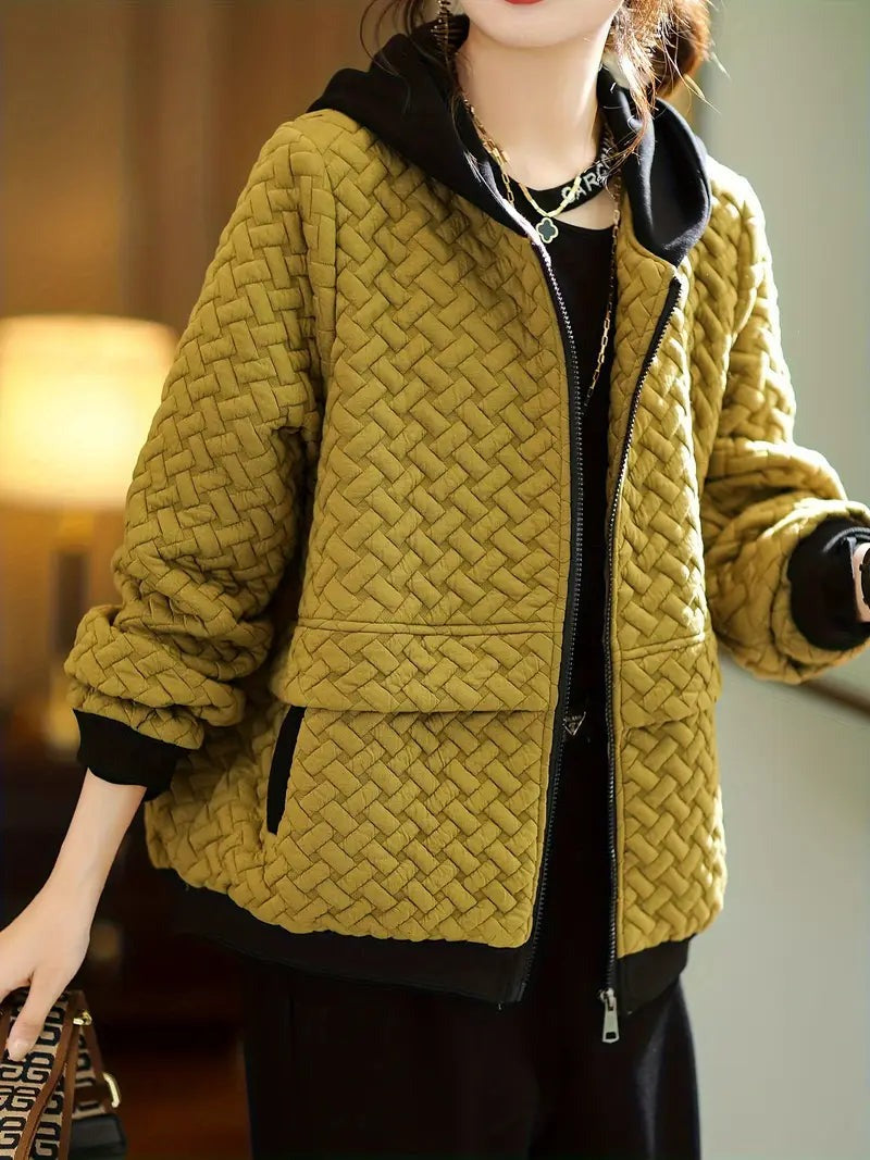 Mirelle - Lightweight Quilted Hoodie Coat for Women - photo 6