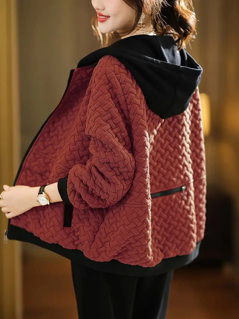 Mirelle - Lightweight Quilted Hoodie Coat for Women - photo 2