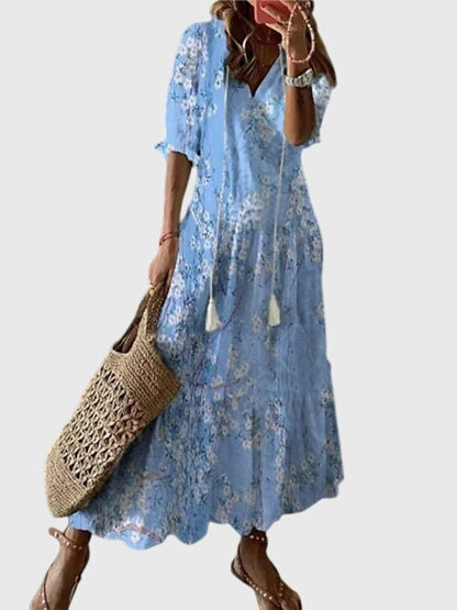 Abito lungo Boho Vintage da donna