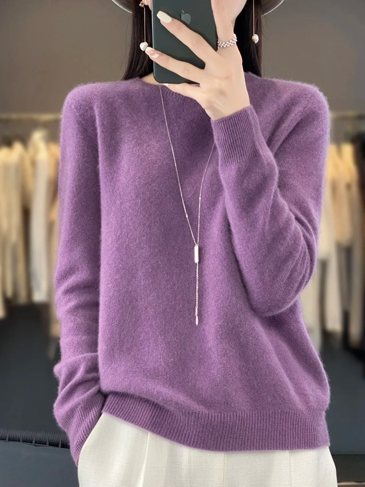 Women's Luxe Soft-Knit Crew Neck Sweater - photo 12