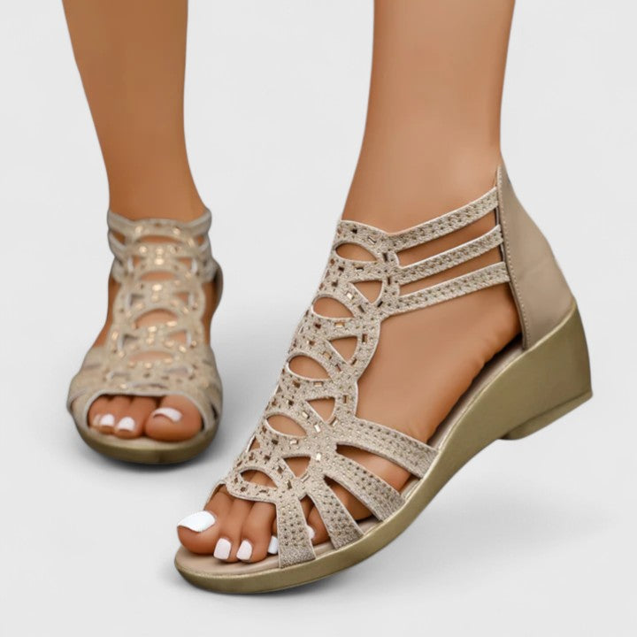 Mindy - Comodi sandali piatti da donna