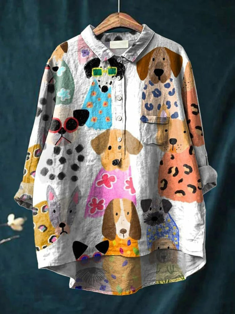 Madison - Playful Print Blouse (Plus Size Available) - photo 2