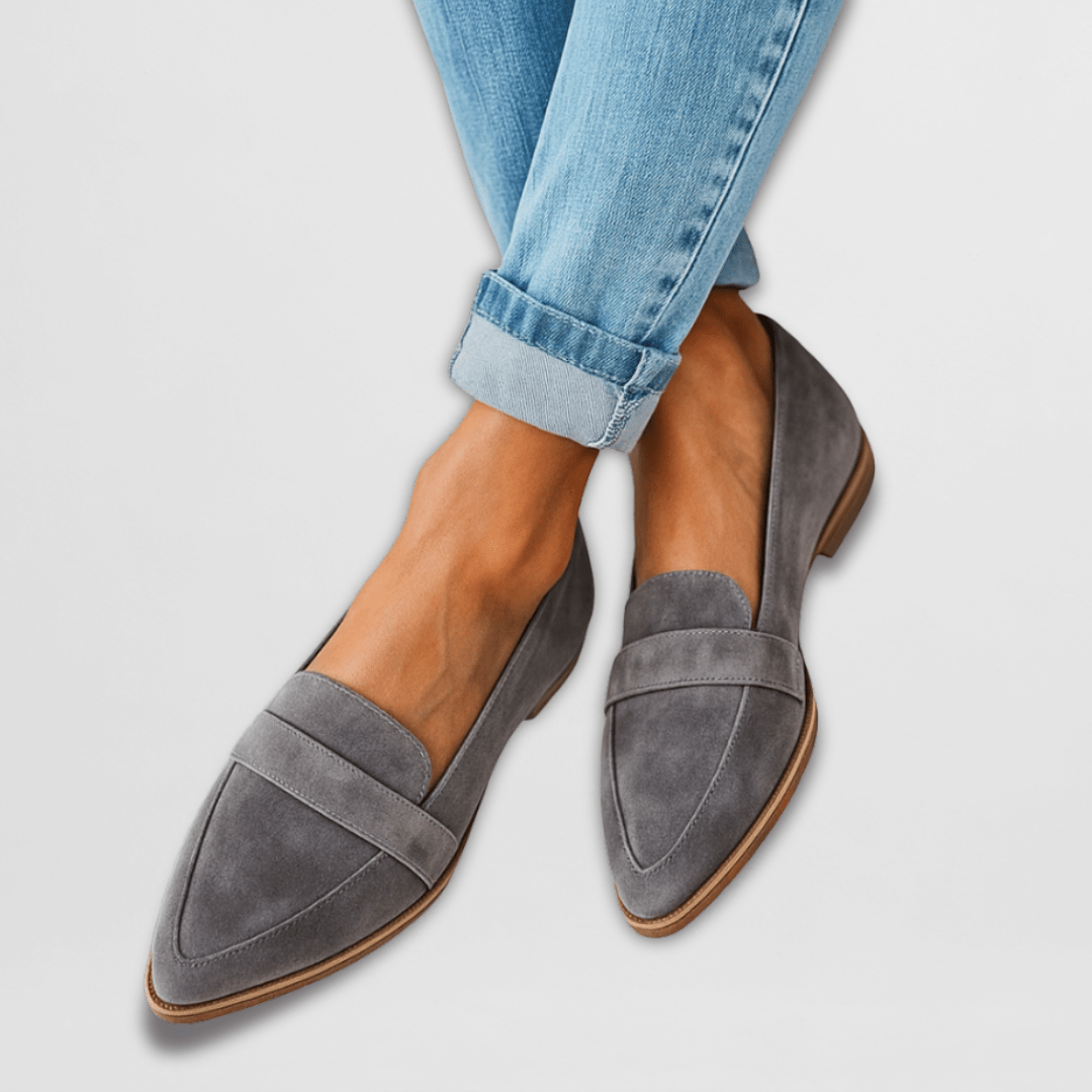 Helen - Women's Soft Suede Loafers - photo 2