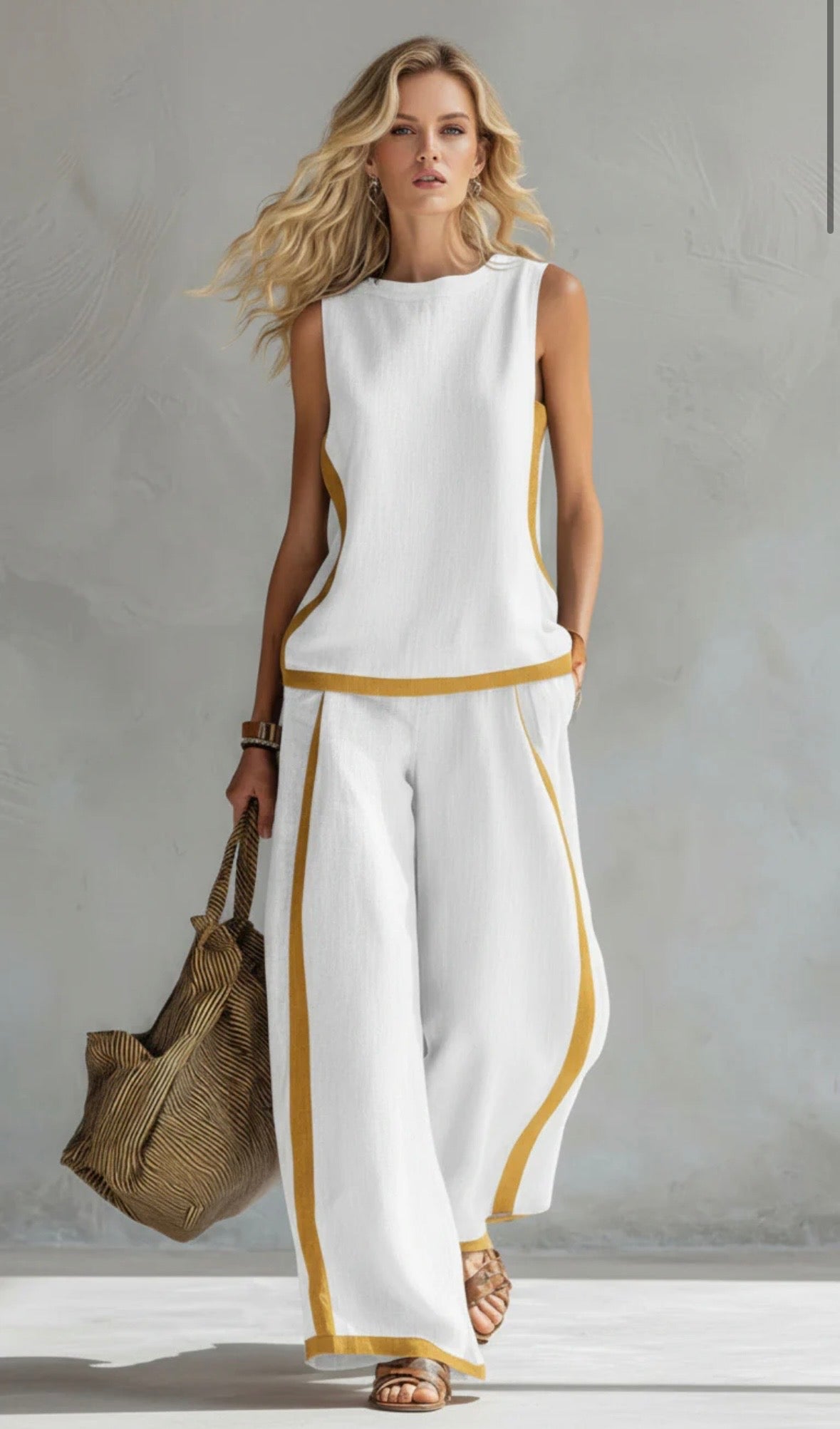 Leila™ | Elegant Cotton & Linen Suit - photo 7