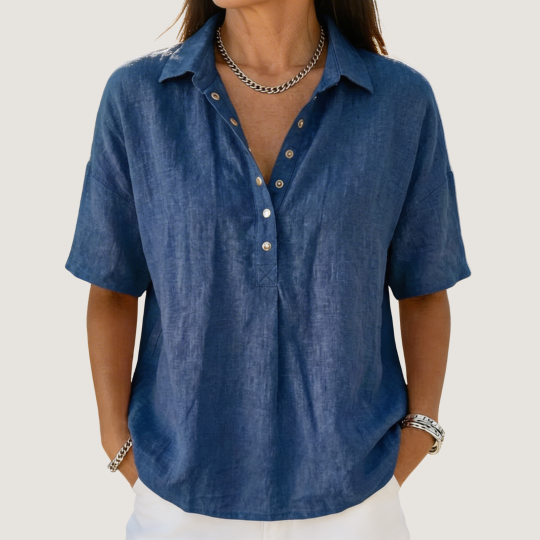 Viorica - Women's Shirt with Classic Collar