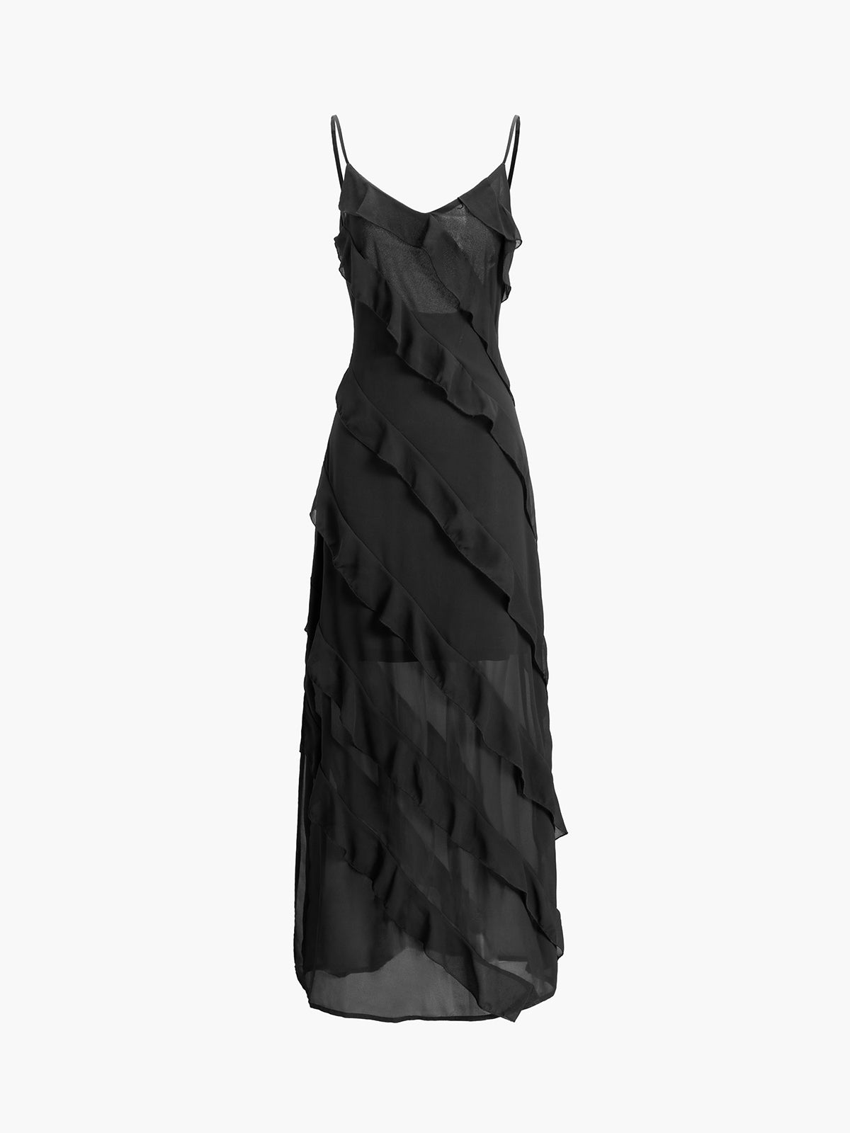 Women's Ruffled Evening Gown for Formal Events - photo 13