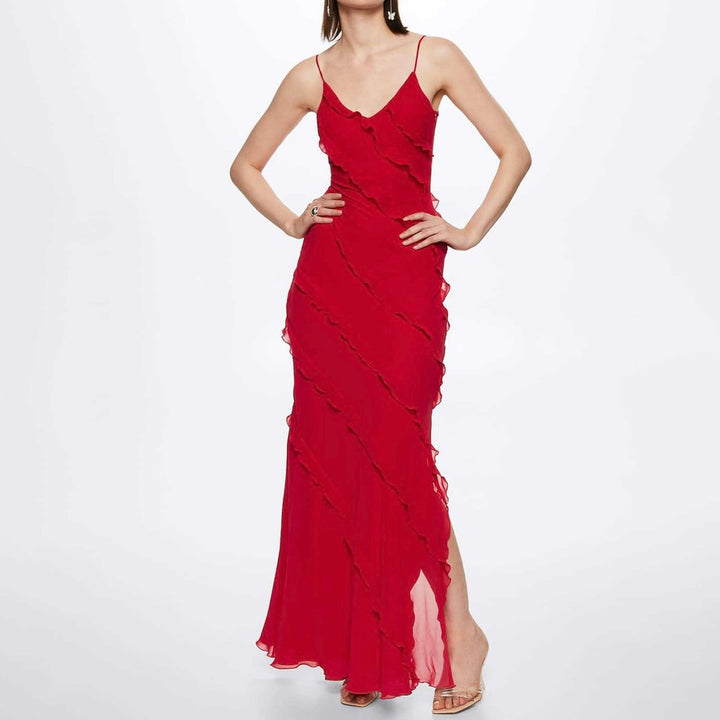Women's Ruffled Evening Gown for Formal Events - photo 4