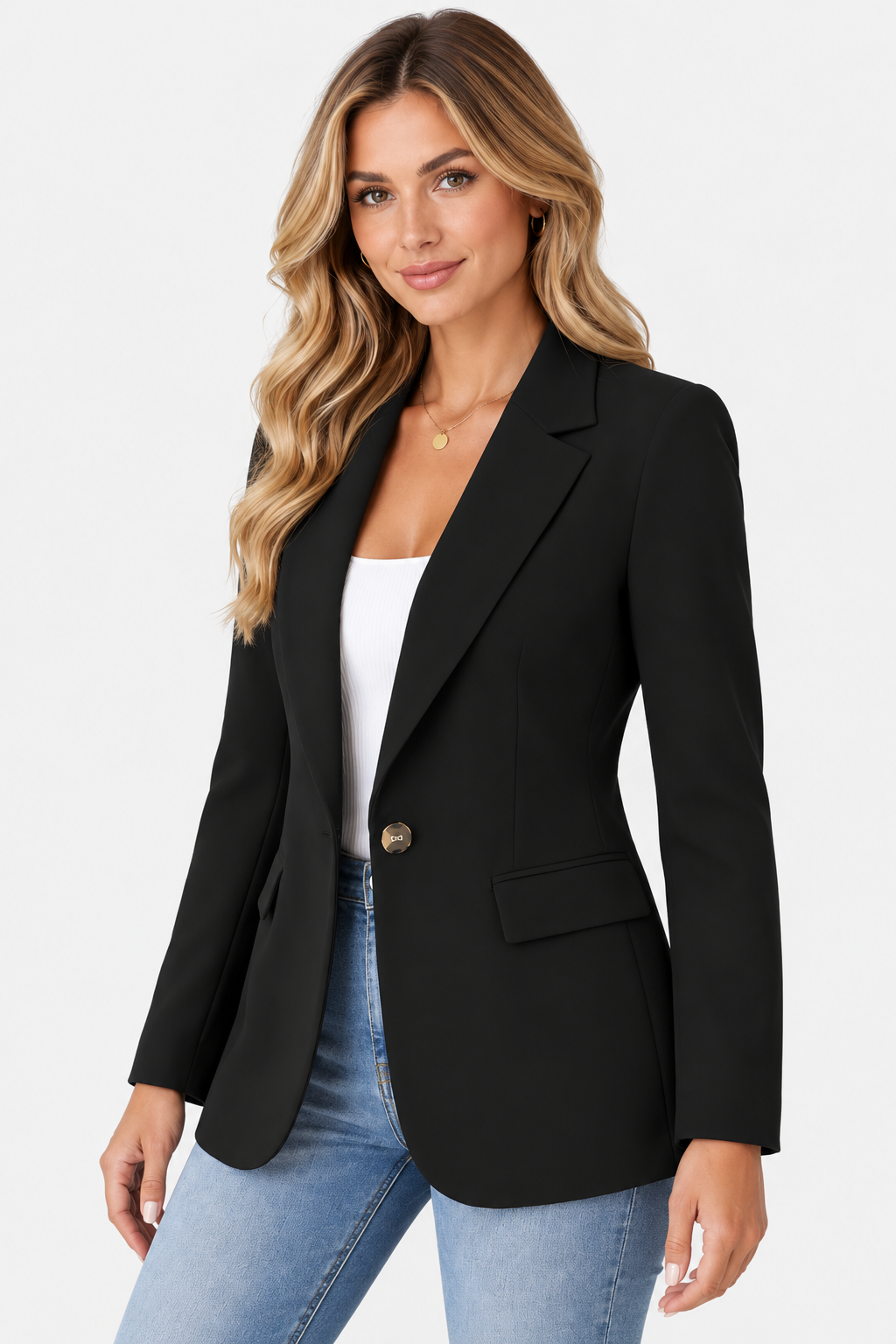 Women's Shawl Collar Tailored Blazer