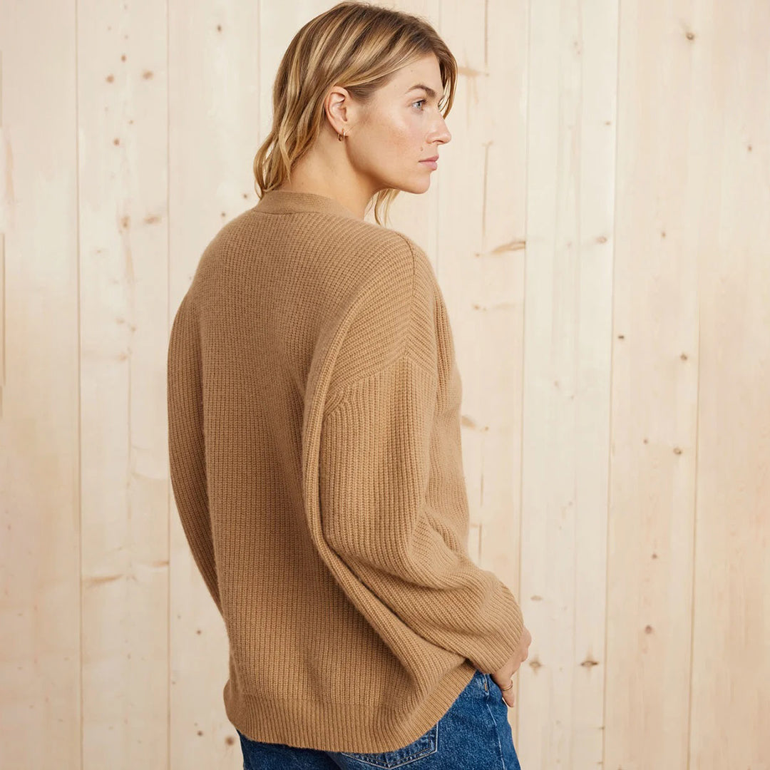 Luxurious Oversized Cashmere Cardigan - photo 8