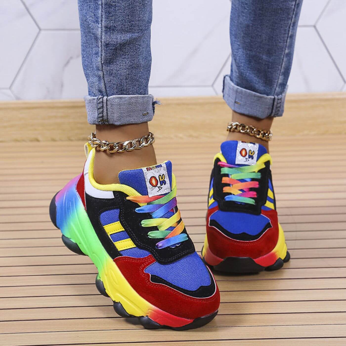 Women's LumiSneak™ | Vibrant Orthopedic Sneakers - photo 3