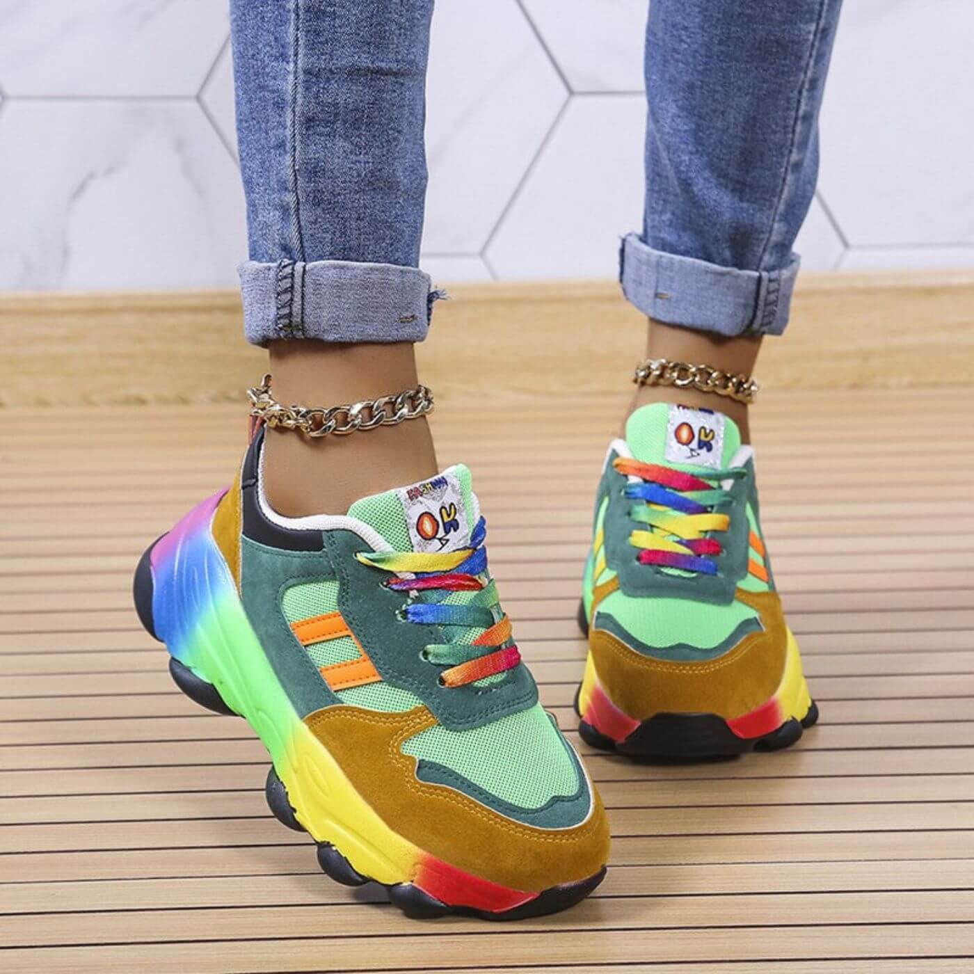 LumiSneak™ da donna | Sneakers ortopediche vivaci