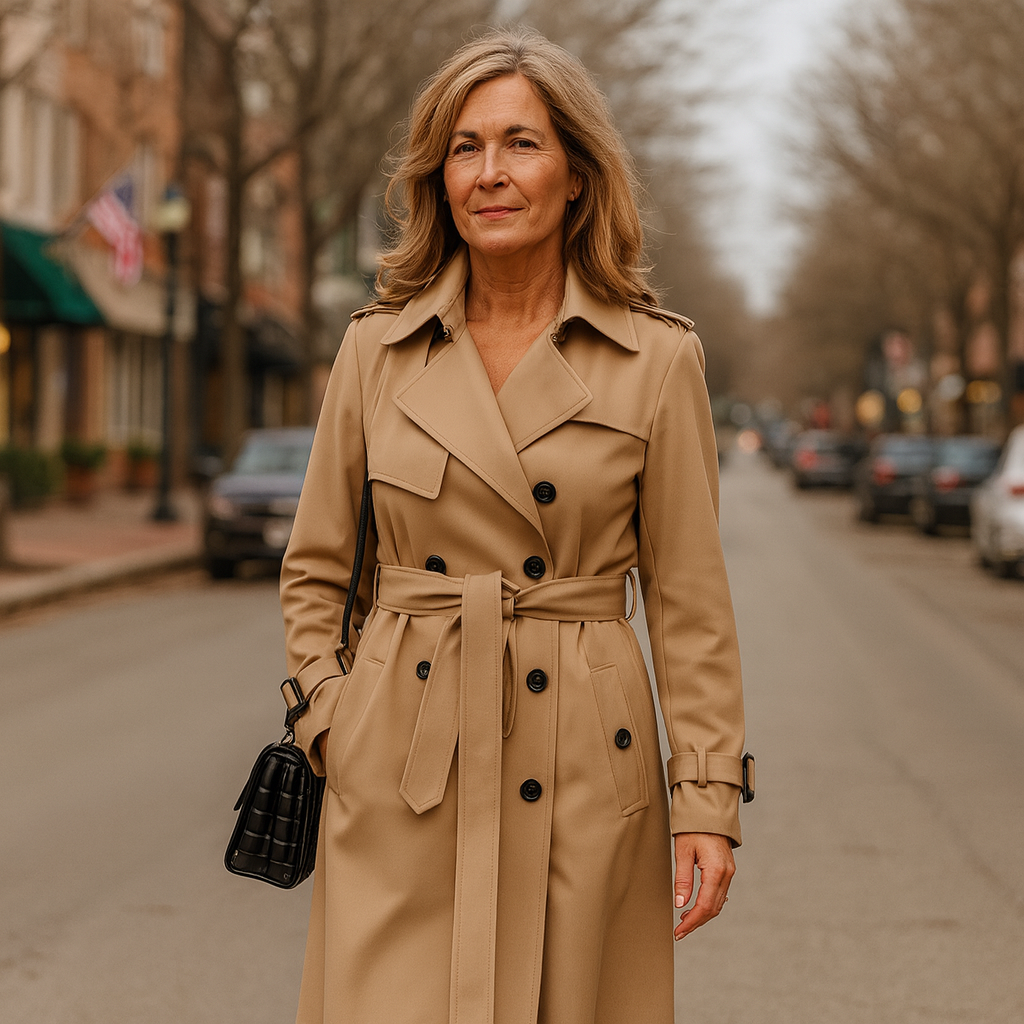 Jade - Women's Chic Tailored Trench Coat - photo 10