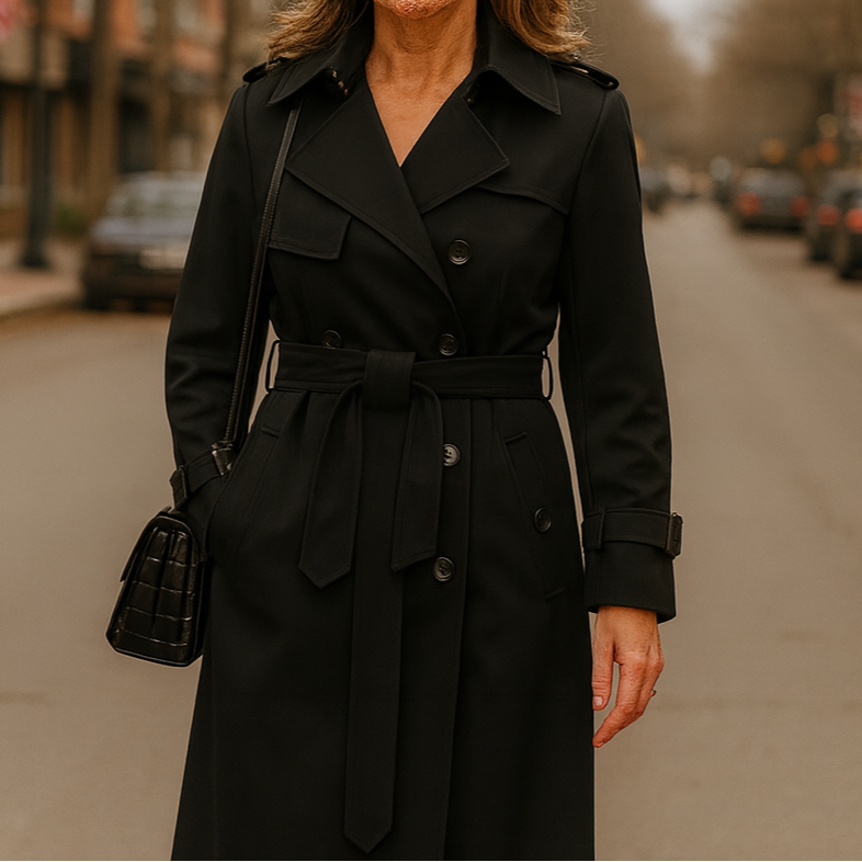 Jade - Women's Chic Tailored Trench Coat - photo 7