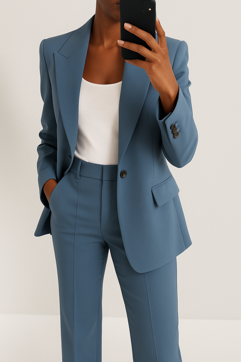 Chloe - Set de blazer și pantaloni croit pentru damă