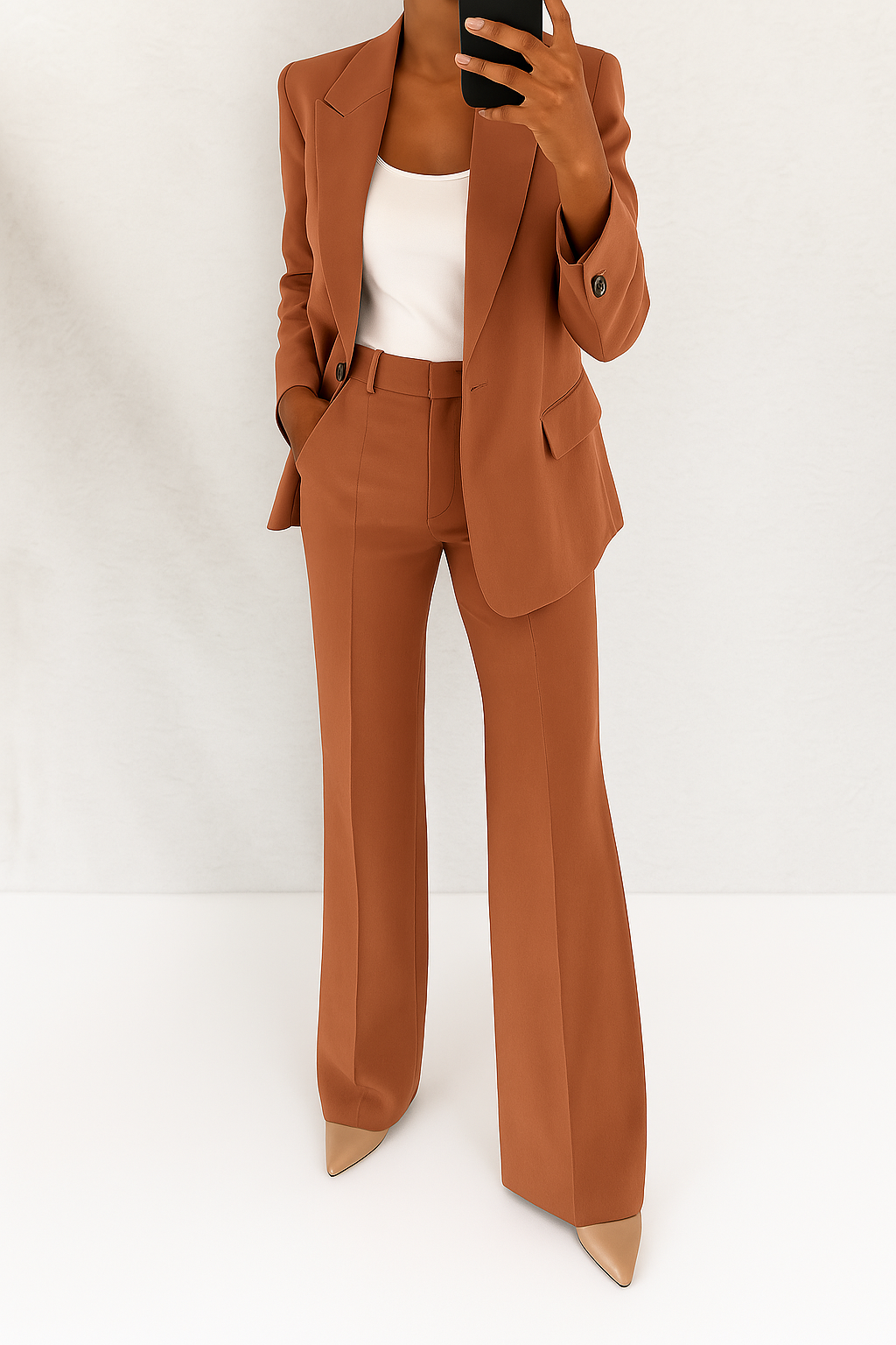 Chloe - Set de blazer și pantaloni croit pentru damă