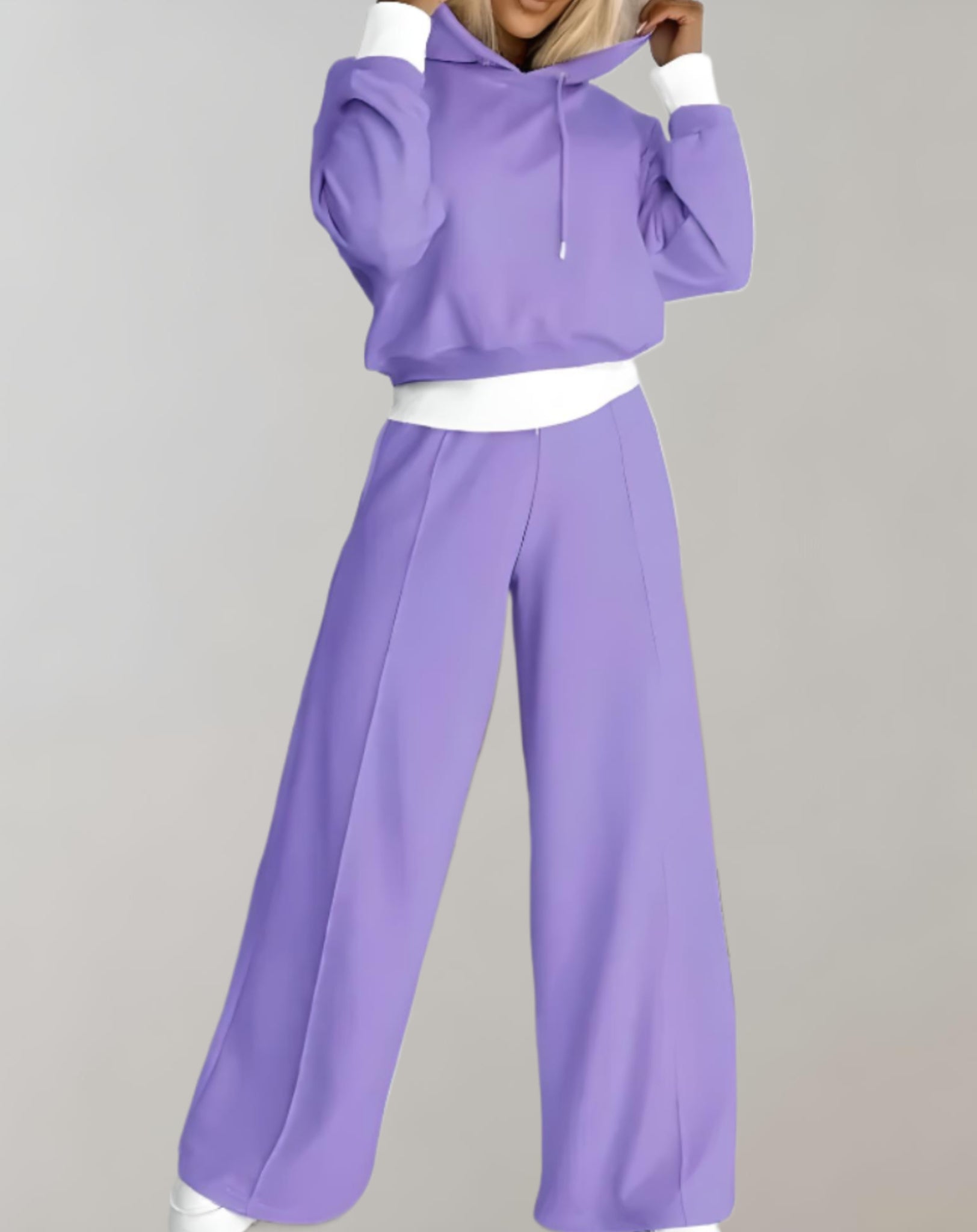 Bethany | Completo tuta due pezzi da donna a gamba larga