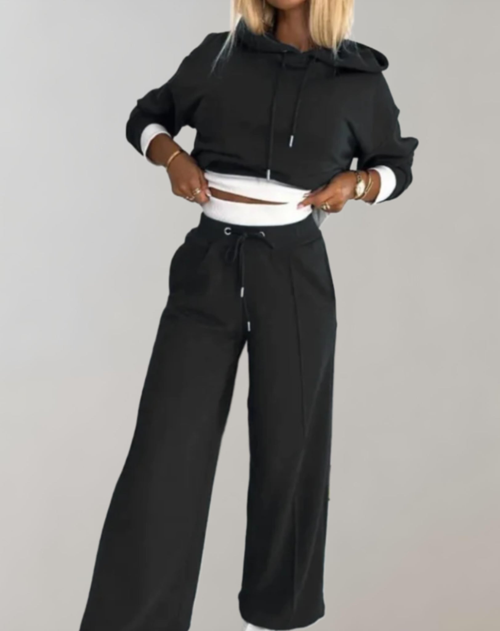 Alice | Women's Casual Hoodie Tracksuit Set - photo 1
