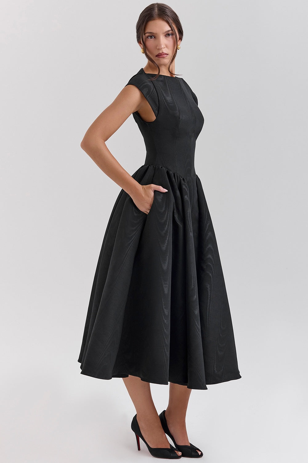 Women’s Fit-and-Flare Midi Dress - photo 6
